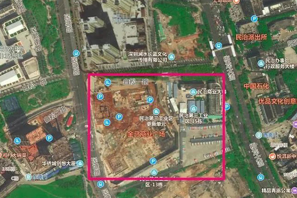 项目概况：位于龙华区民治街道，南面紧邻城市主干道龙峰一路，西邻民塘路，东至梅龙大道，北靠白松一路。