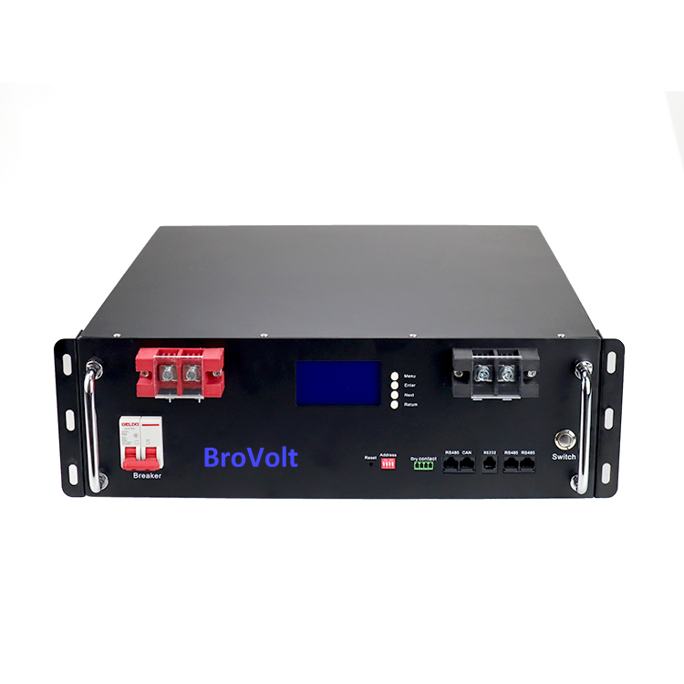 48V100Ah Batería montada en rack