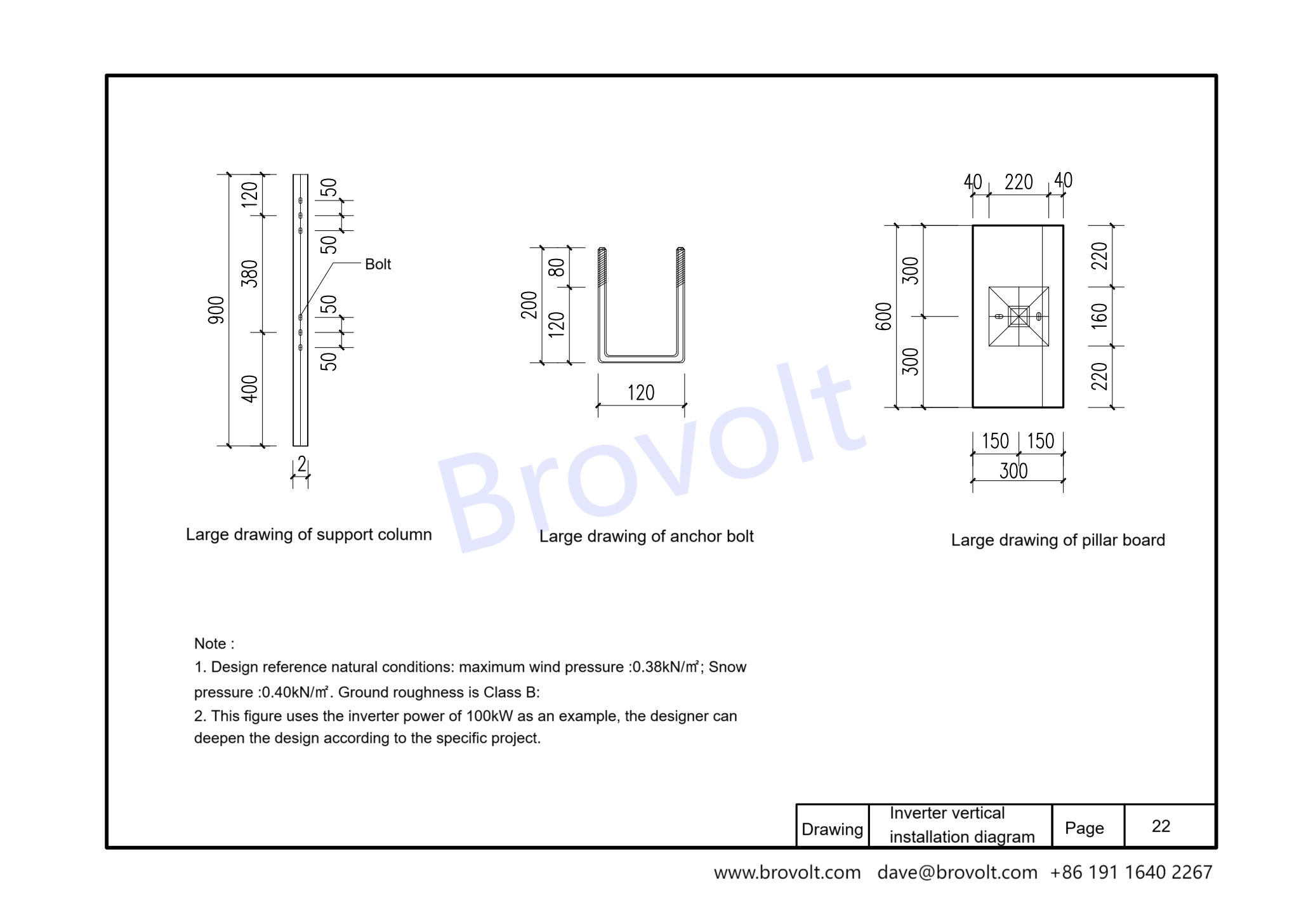 Concrete roof installation diagram