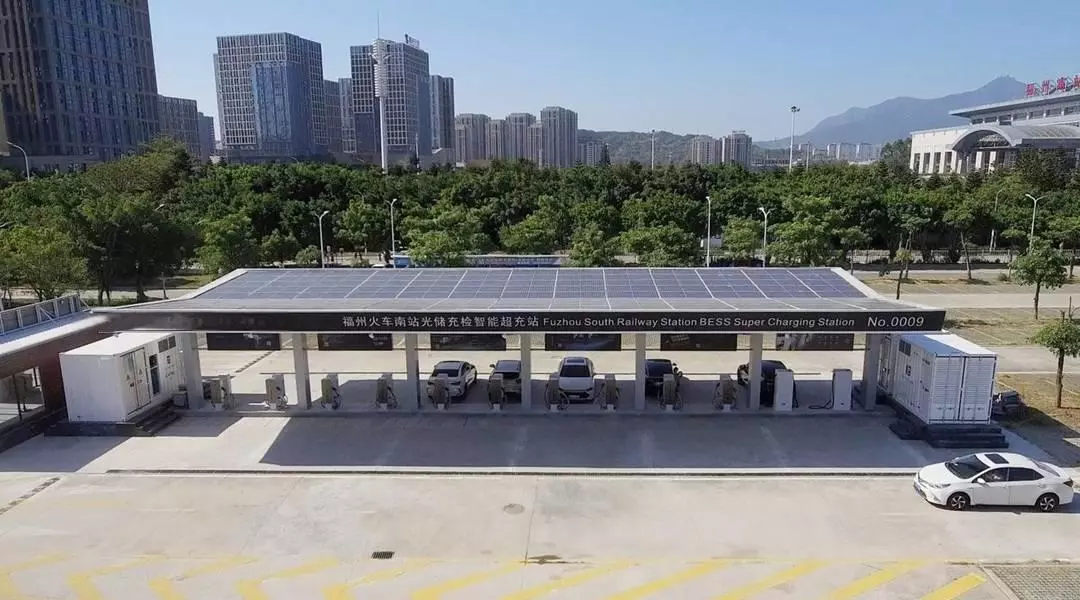 PV Energy storage  charging  station