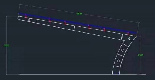 Schematic diagram of the photovoltaic carport