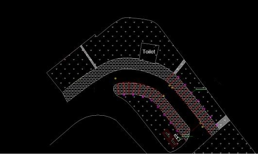 Floor plan of the parking lot