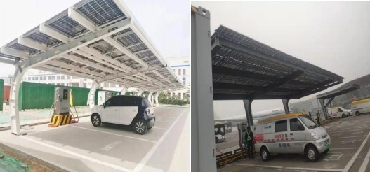 Effect diagram of solar panel laying