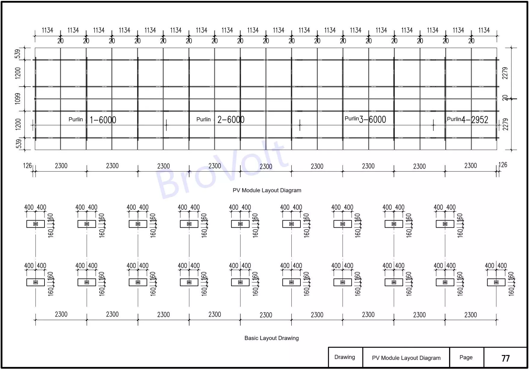 solar panel Layout 