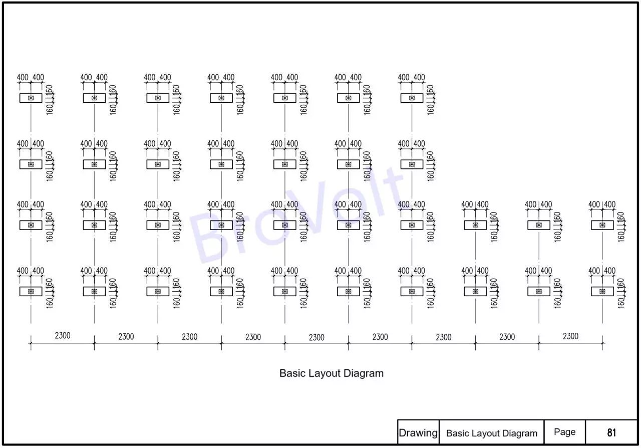 solar panel Layout Diagram