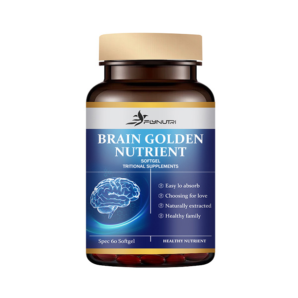Flynutri Algal fish oil nerve acid supplement brain DHA Softgel（60 Softgel）