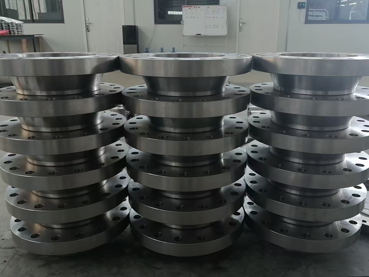 Titanium flange
