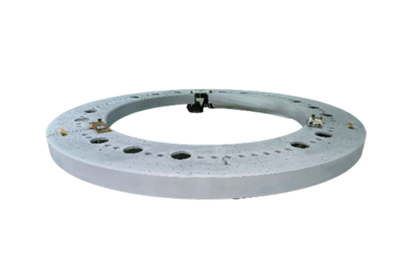 Anchor flange for concrete tower
