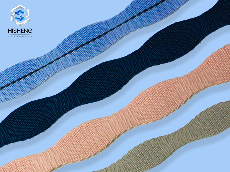 Wide and narrow webbing