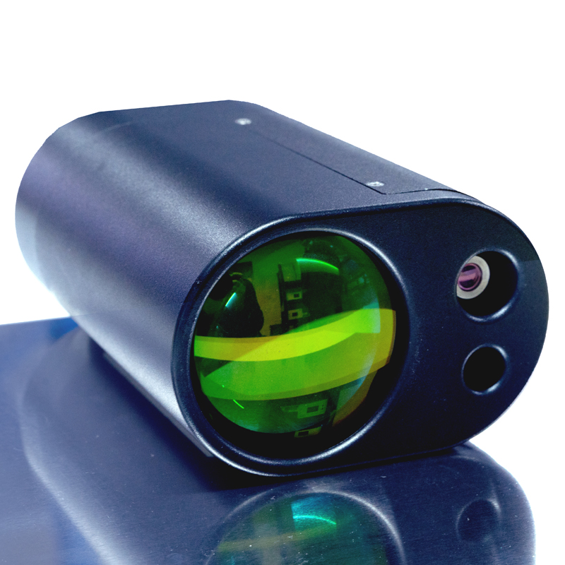 Long-range laser telemetry module