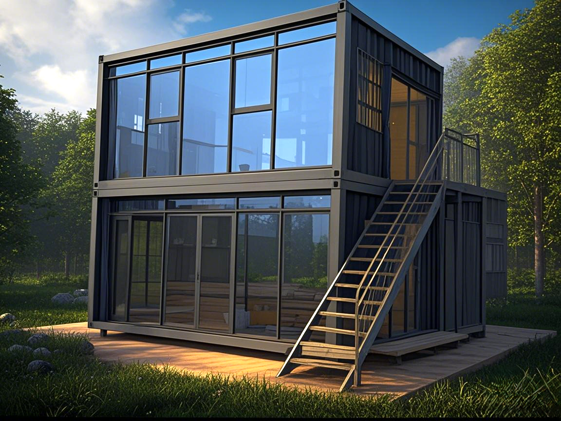 Two-storey container house