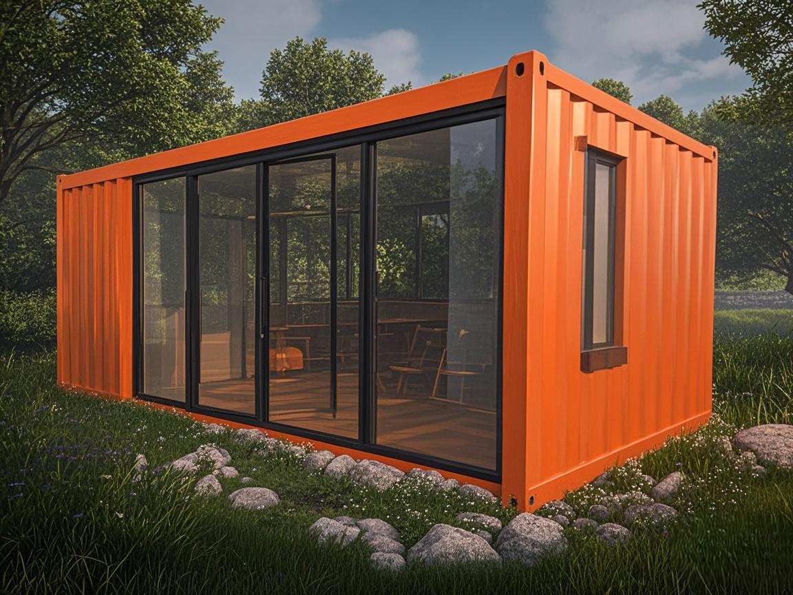 The Glass Container House