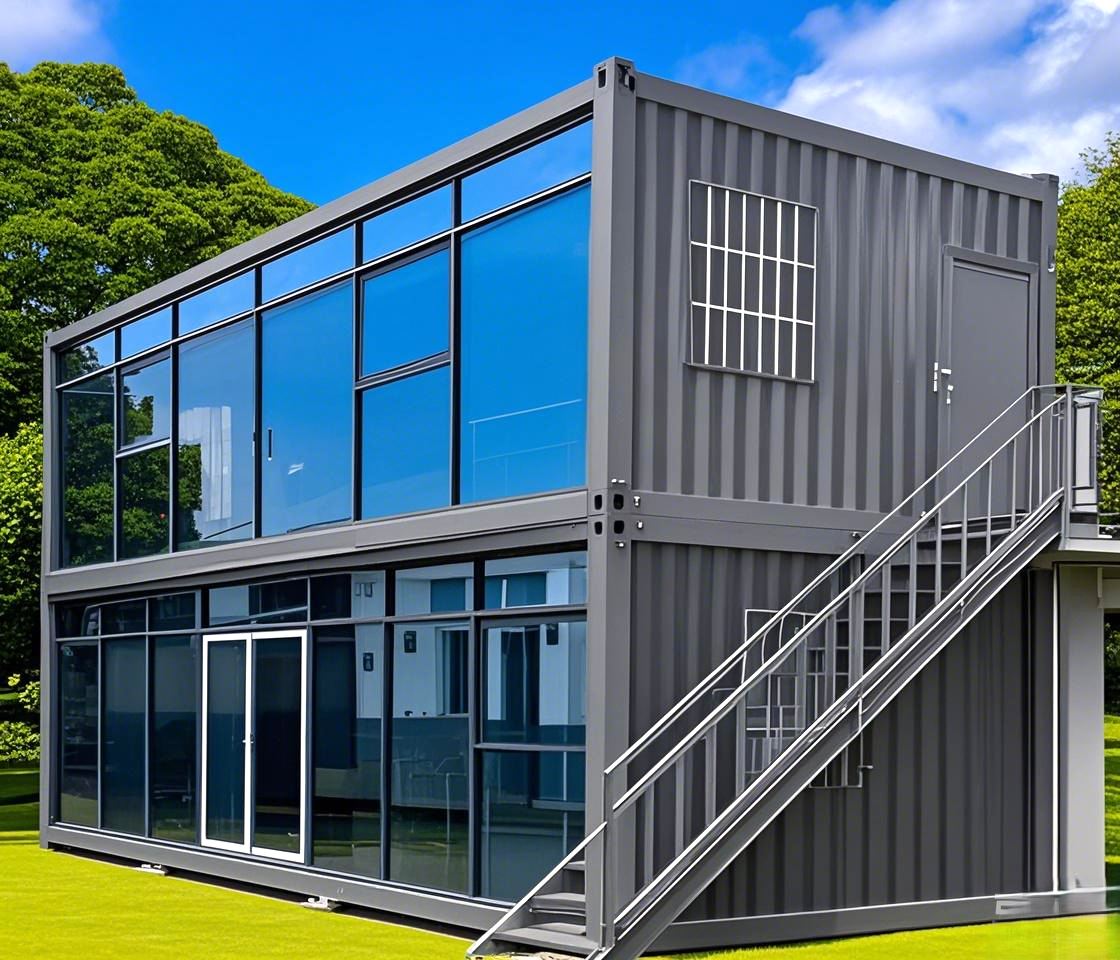 The Glass Container House