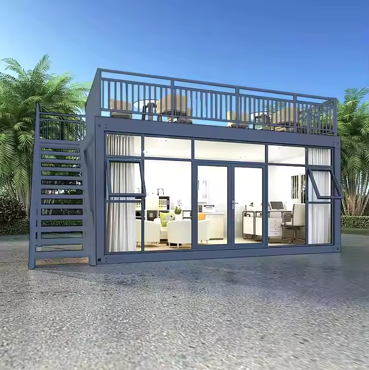 The Glass Container House