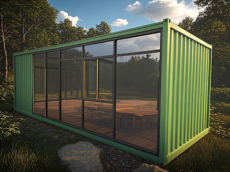 The Glass Container House