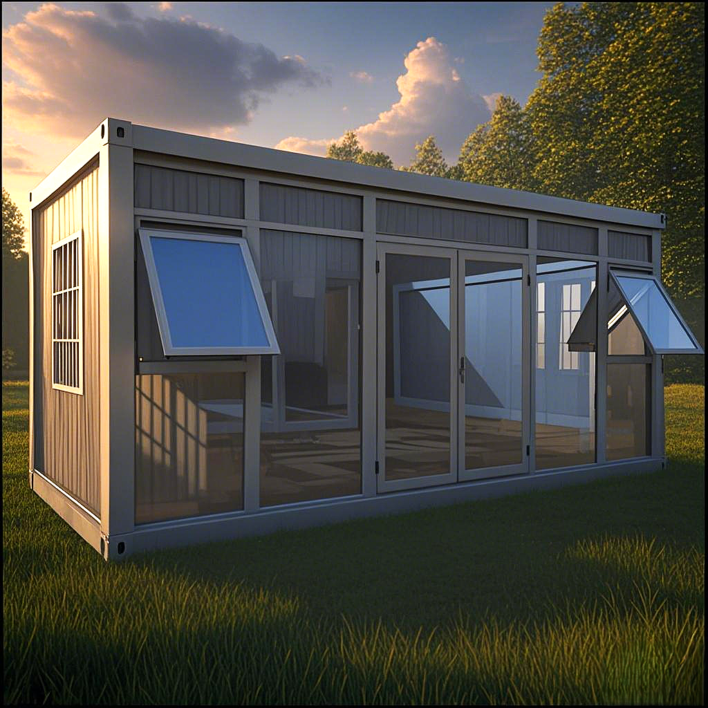 The Glass Container House