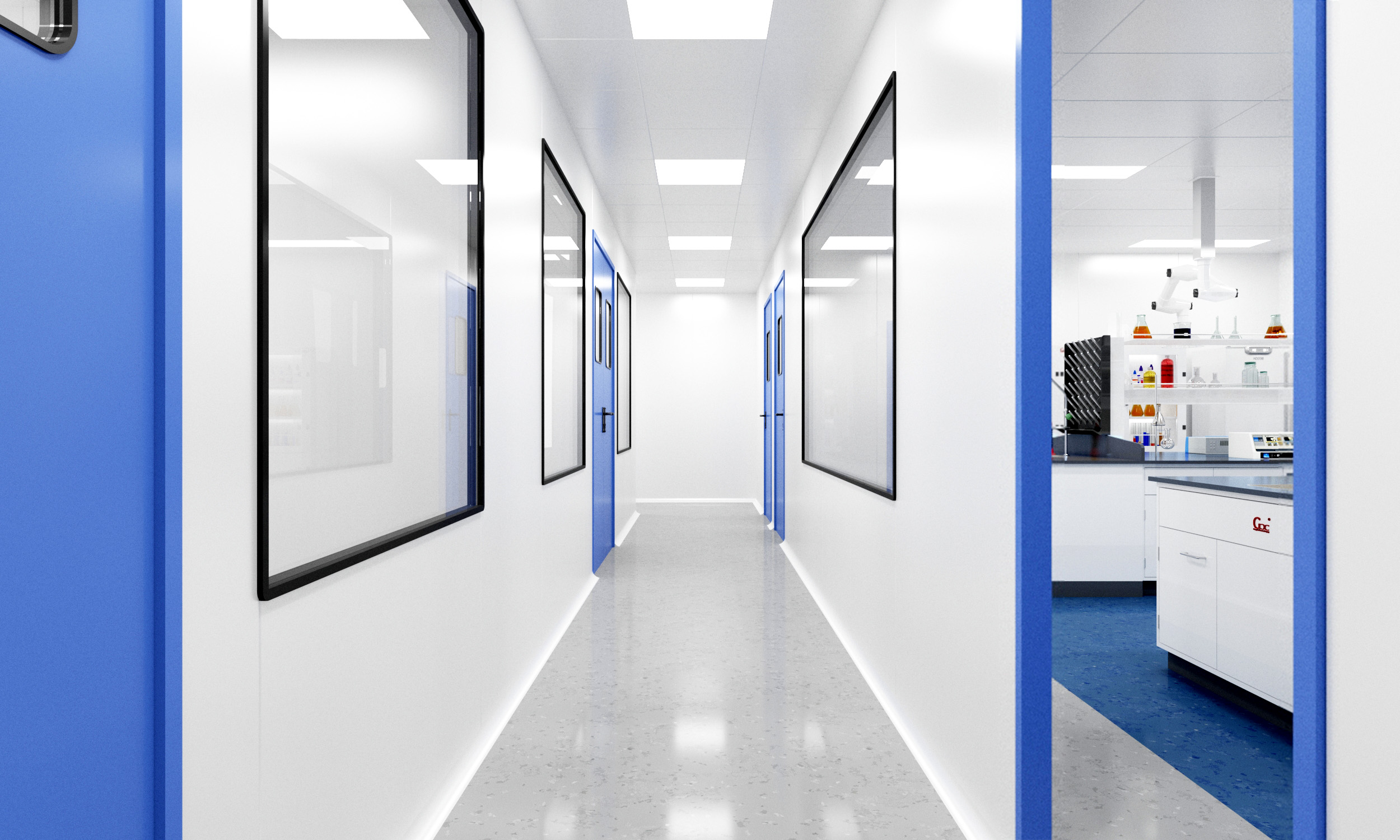 20250120-現(xiàn)代實(shí)驗室 潔凈間 儀器設(shè)備2