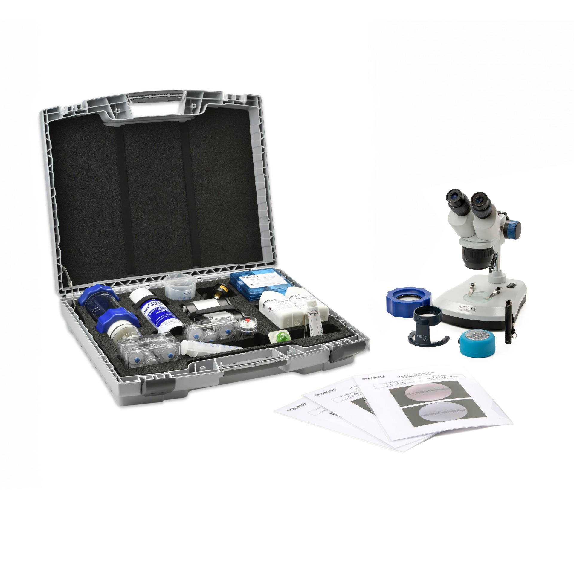 GESERCO Polluvision™ Test Kit 便携油液清洁度分析仪器