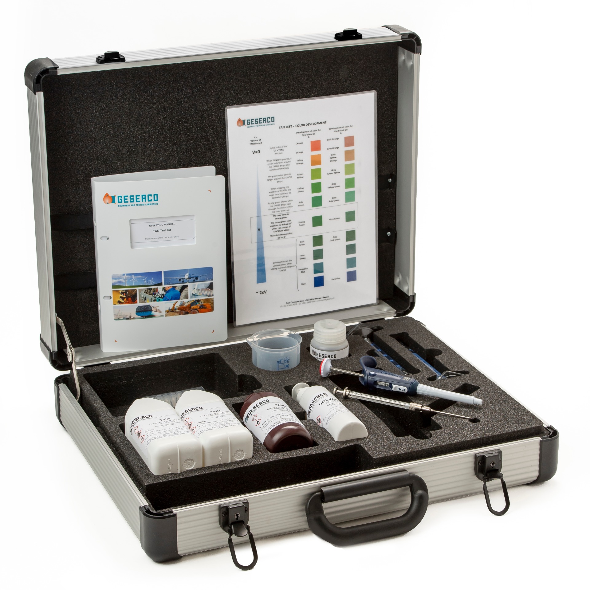 GESERCO 便携式油品酸值检测试剂盒（TAN Test Kit）