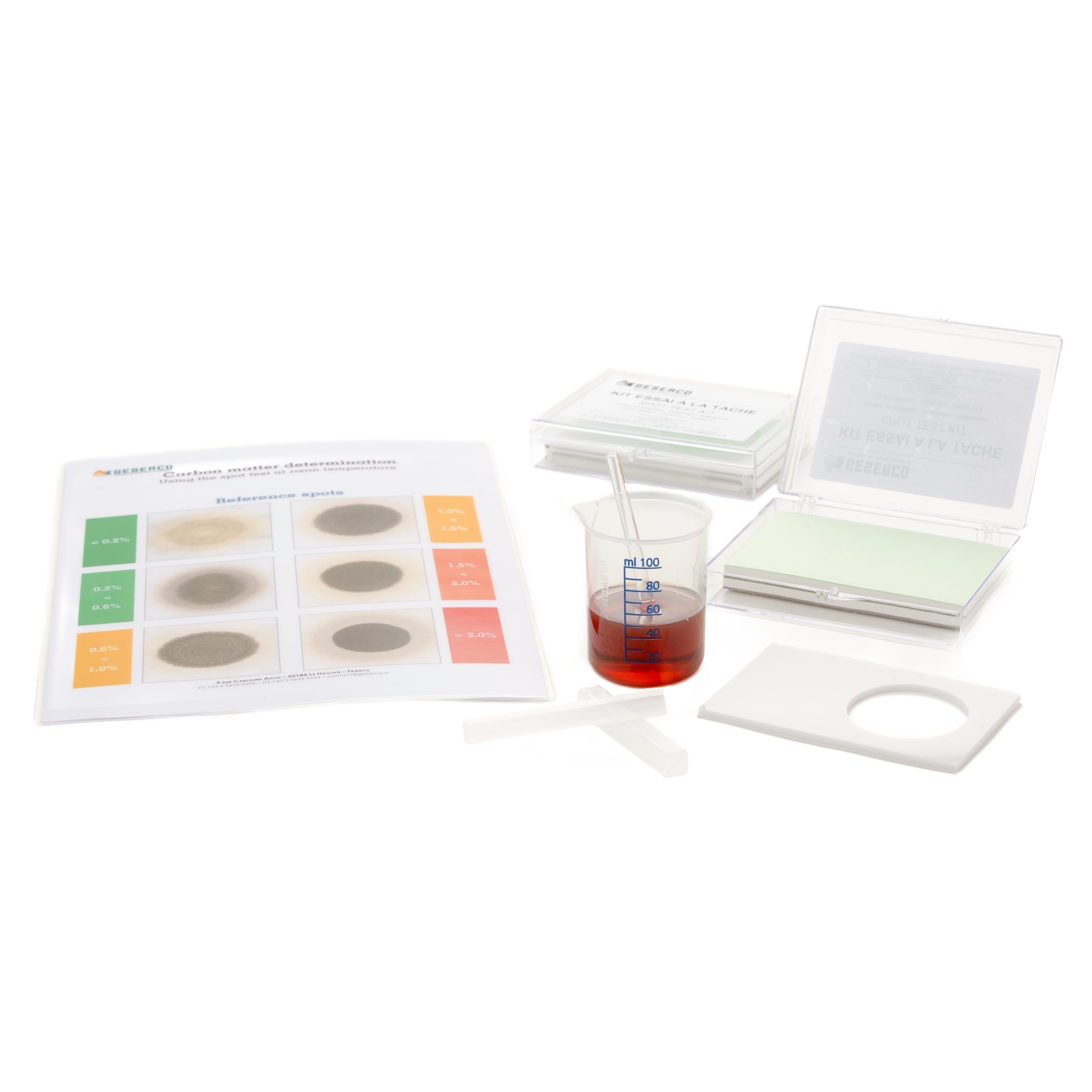 GESERCO 发动机在用油快速检测试剂盒（Spot Test kit for Used Engine Oils）