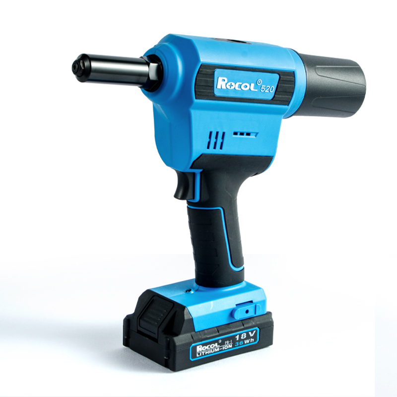 ROCOL 罗哥锂电拉钉枪 RL-520 工业拉钉枪电动抽芯拉铆枪 工厂正品（收纳盒双电版）