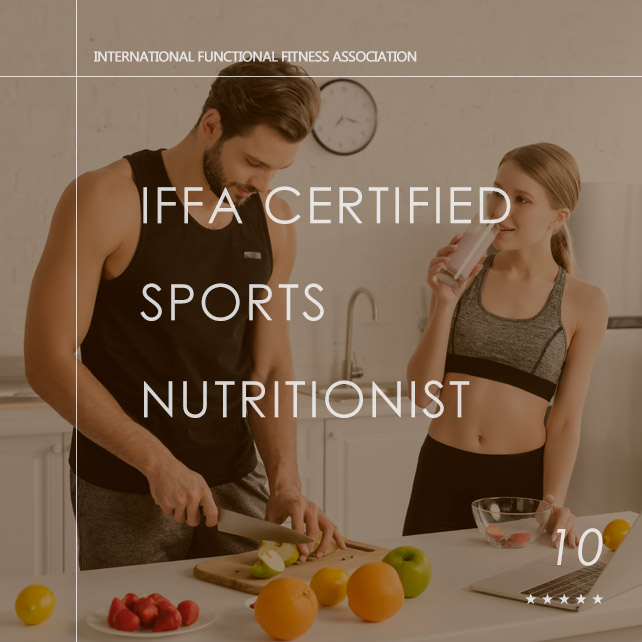 IFFA Certified Sports Nutritionist Courses