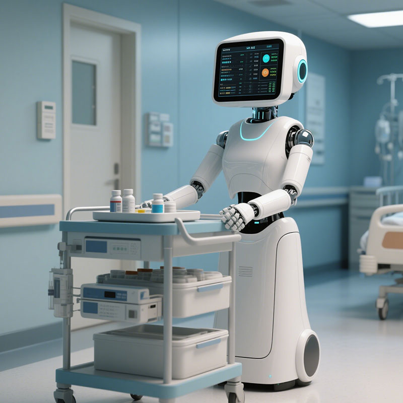 Integrated ordering and delivery robot