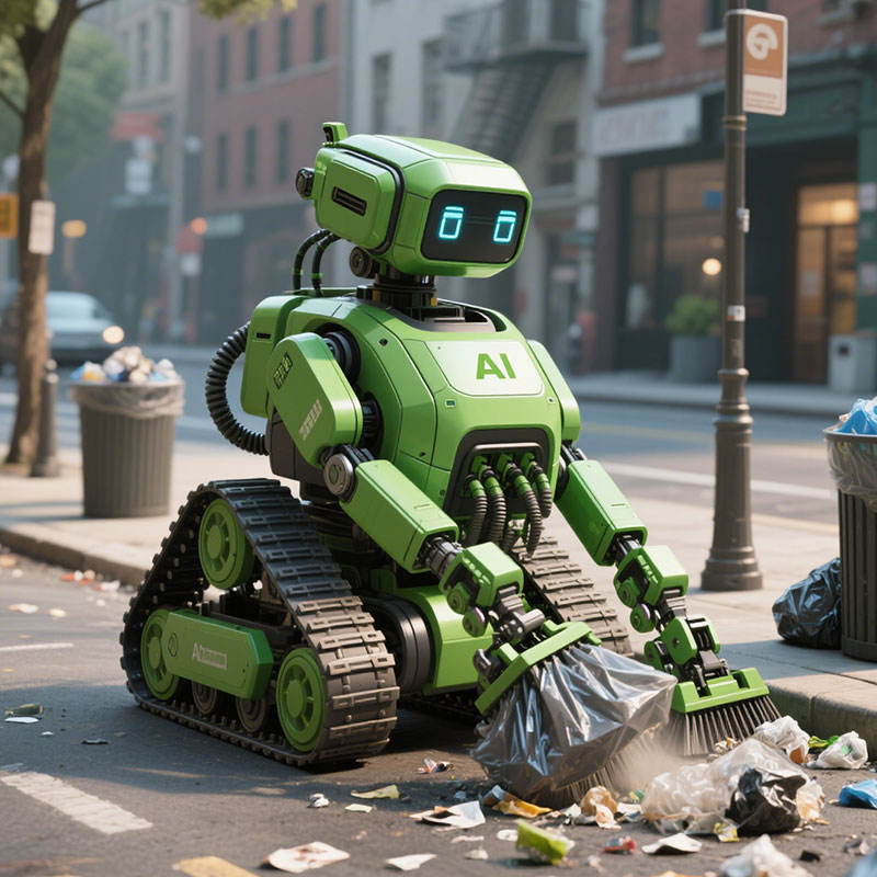 Environmental sanitation robot