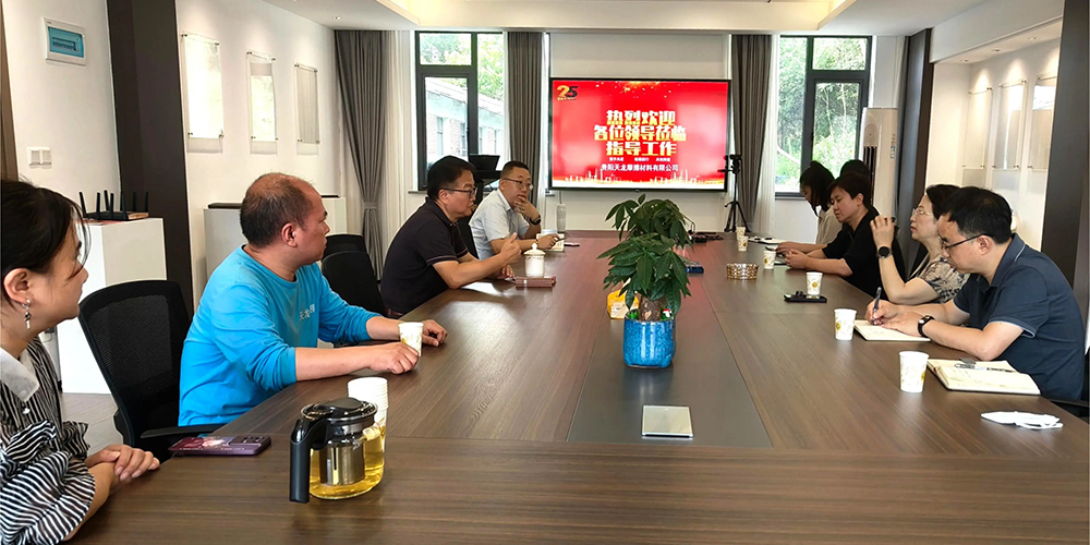 贵州省外经贸企业协会会长廖慧一行到贵阳天龙摩擦材料有限公司调
