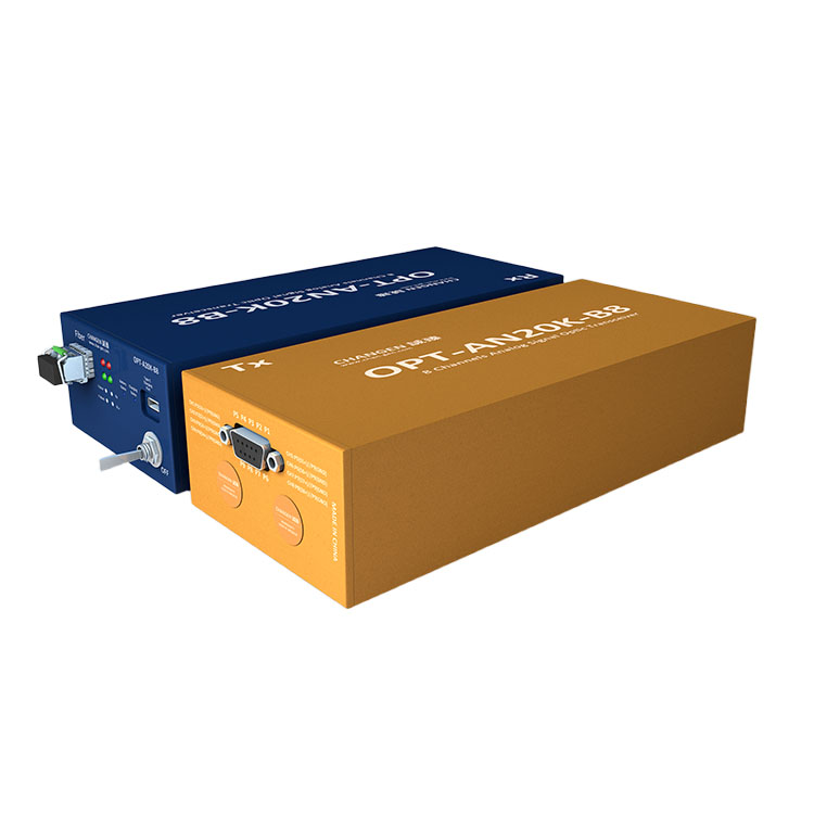 20kHz双通道/八通道光电收发器 OPT-AN20K-B2/B8