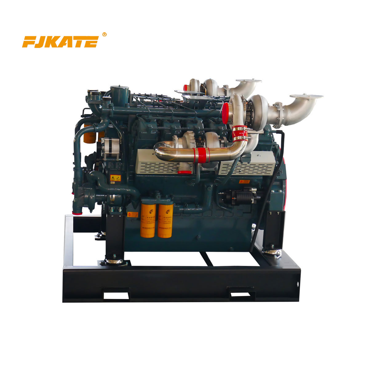 KT 12v138 سلسلة محرك الديزل لمحطة توليد الكهرباء kt30g1580tld / 1160kw