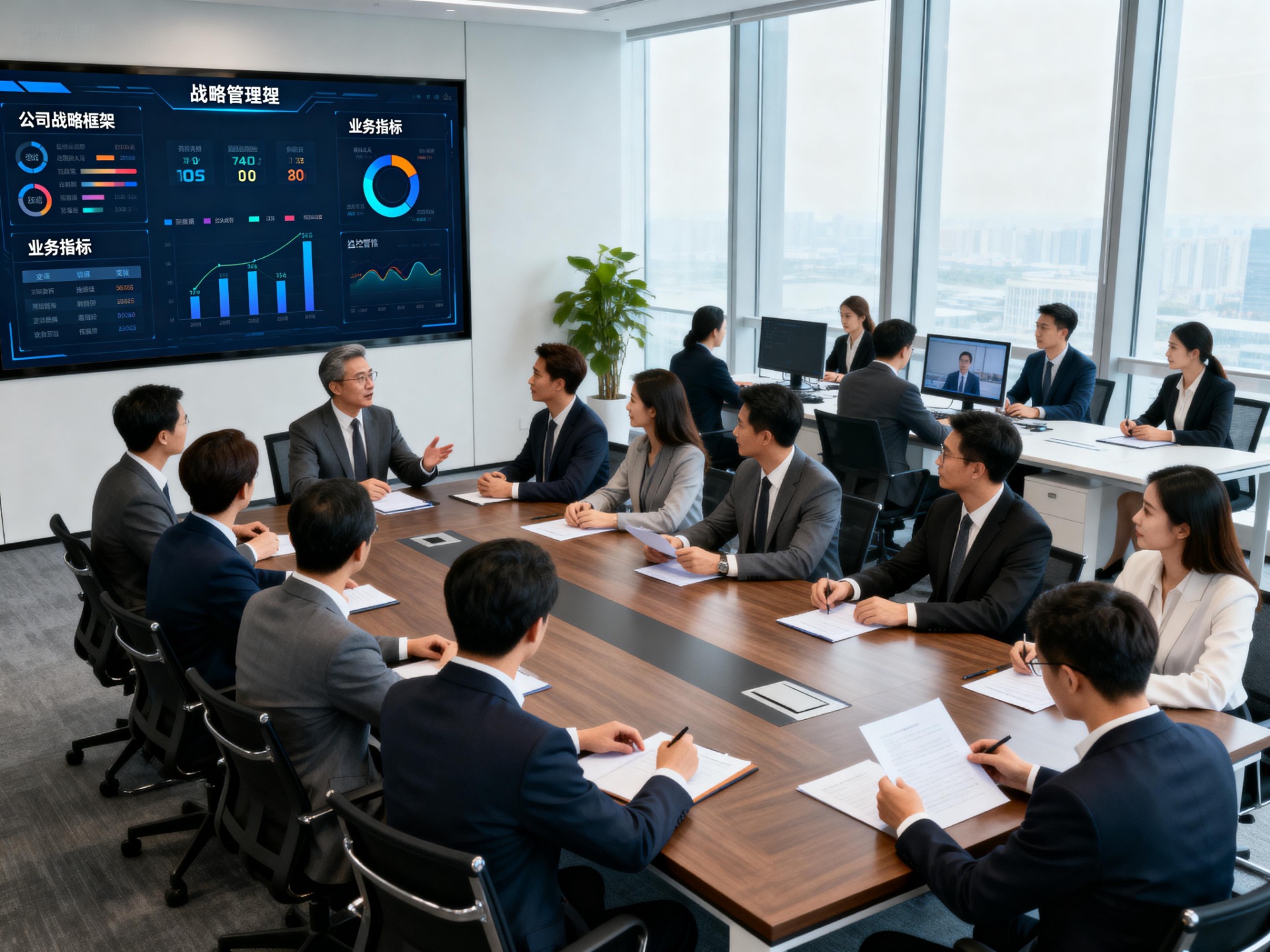 [定位与职能]
作为公司的战略指挥中枢，总部承担战略规划、体系支撑与职能管理等核心职责，不直接介入业务运营。主要涵盖战略制定、财务管控、人力资源、法务风控、品牌文化与信息技术支持等领域，确保各事业部在统一战略框架与制度体系下协同高效运作。