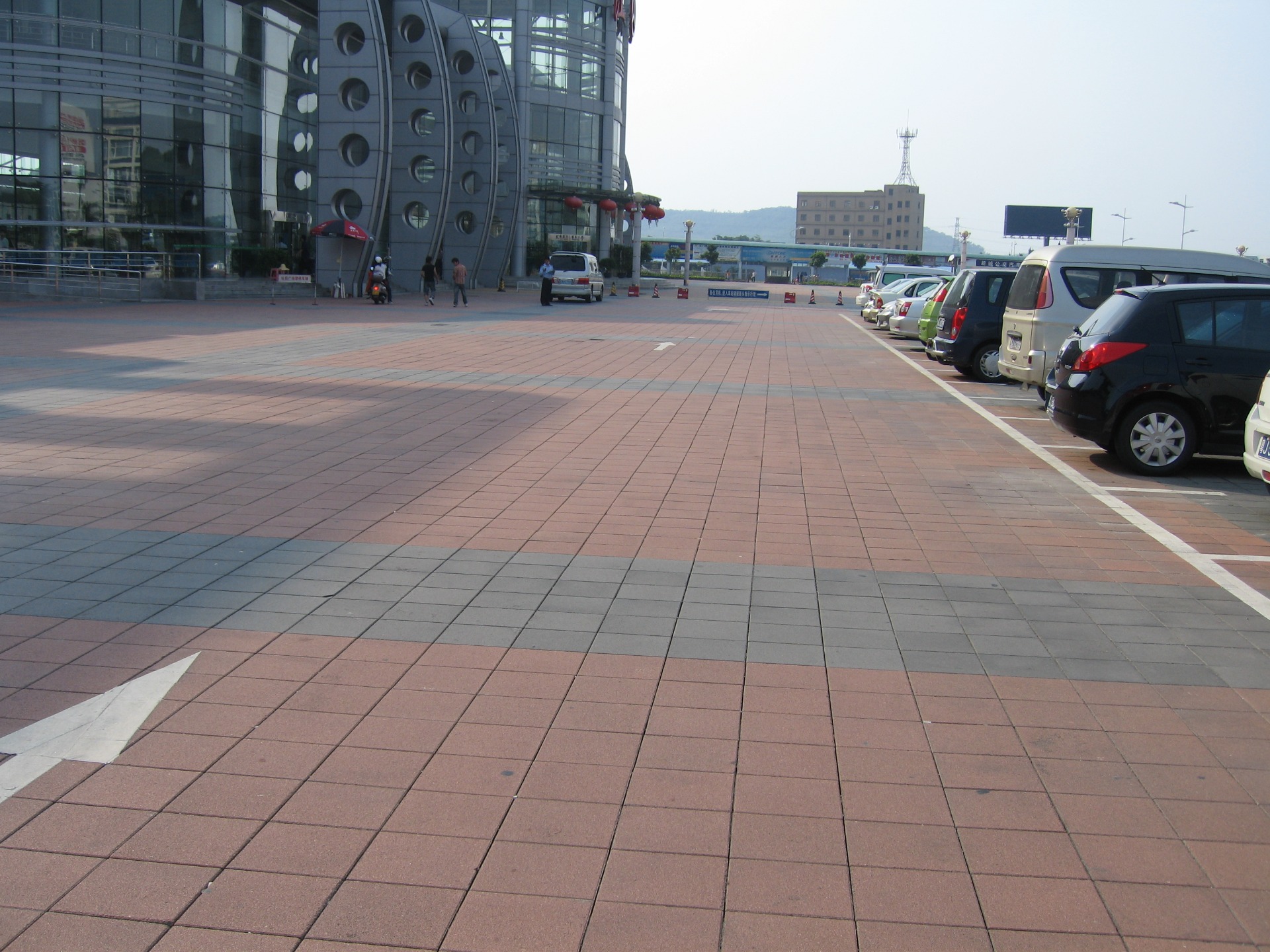 Floor tiles, curb stones, side ditches, building blocks.