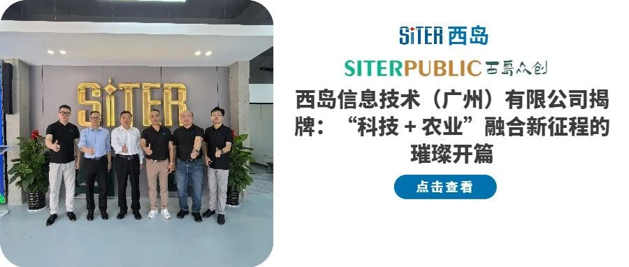西岛信息技术（广州）有限公司揭牌：“科技...