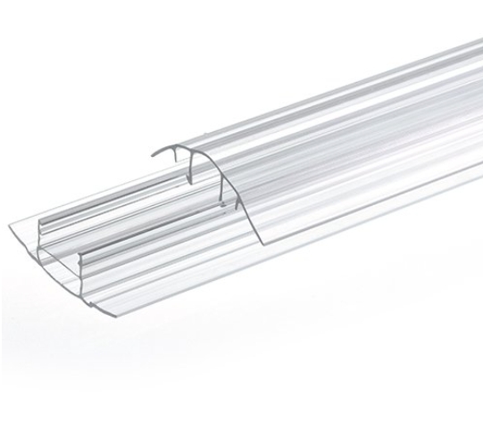 Thickness available: 4mm,6mm, 8mm, 10mm, 12mm, 14mm, 16mm
Standard length: 5.8m
Colour: Clear, bronze, blue, green, yellow, red
Usage: F PC profile is used to join two sheets of polycarbonate side by side.