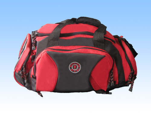 Red travel bag