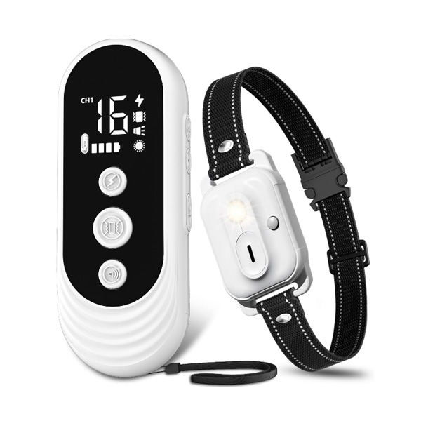 2025跨境新款遥控训狗器止吠器1000m遥控电击项圈智能宠物用品亚马逊