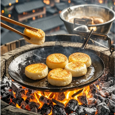这里的小吃，不仅仅是食物，更是手艺人对传统工艺的坚持与热爱。从选材到制作，每一步都透露着匠心独运，每一味都承载着地方特色。
走进百工坊，仿佛穿越时空，回到了那个手艺人用心打磨每一份食物的年代。这里的小吃，无论是外酥里嫩的炸糕，还是软软糯糯的粑粑，或是滑嫩爽口的豆腐脑，每一种都是对传统风味的完美诠释。