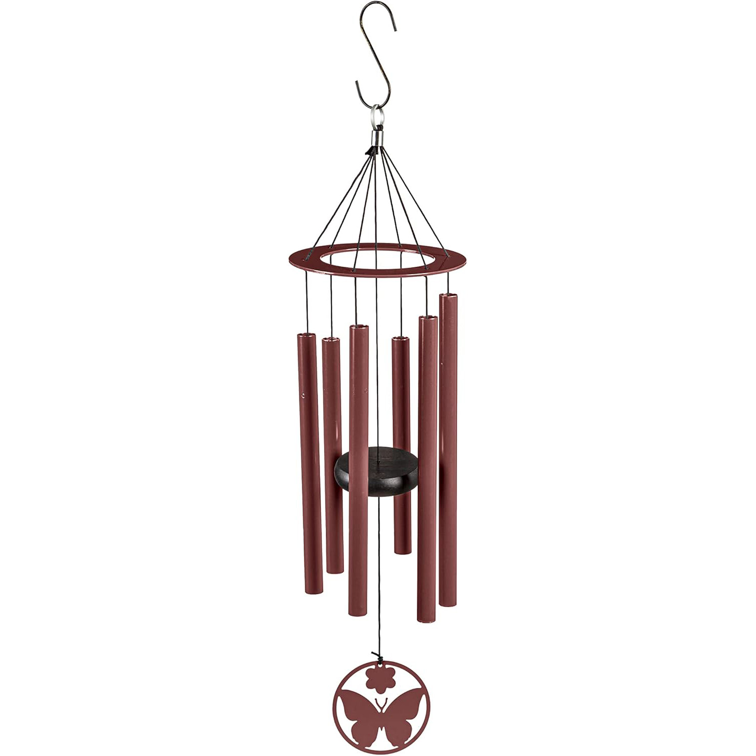 Laser-cut aluminum musical wind chimes