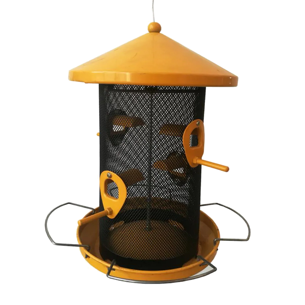 Hanging finch Bird Feeder with Mesh Screen, 4 lb Capacity