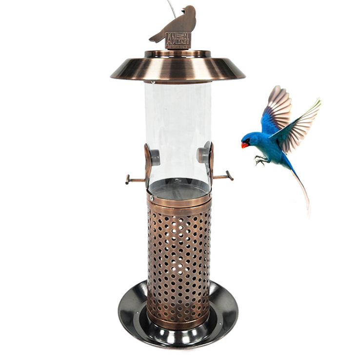 Double Tier Squirrel Proof Outdoors Hanging Bird Feeder