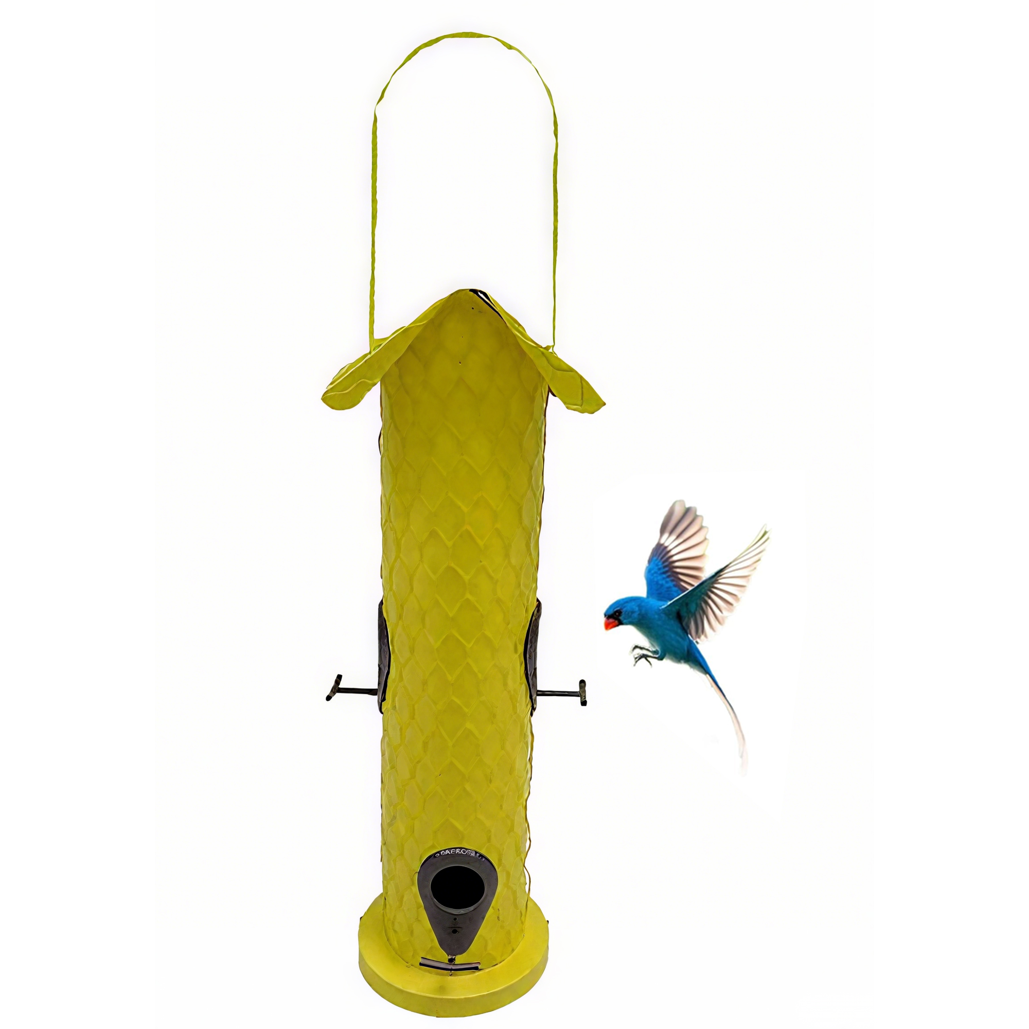 Outdoor Hanging Metal hopper bird feeder
