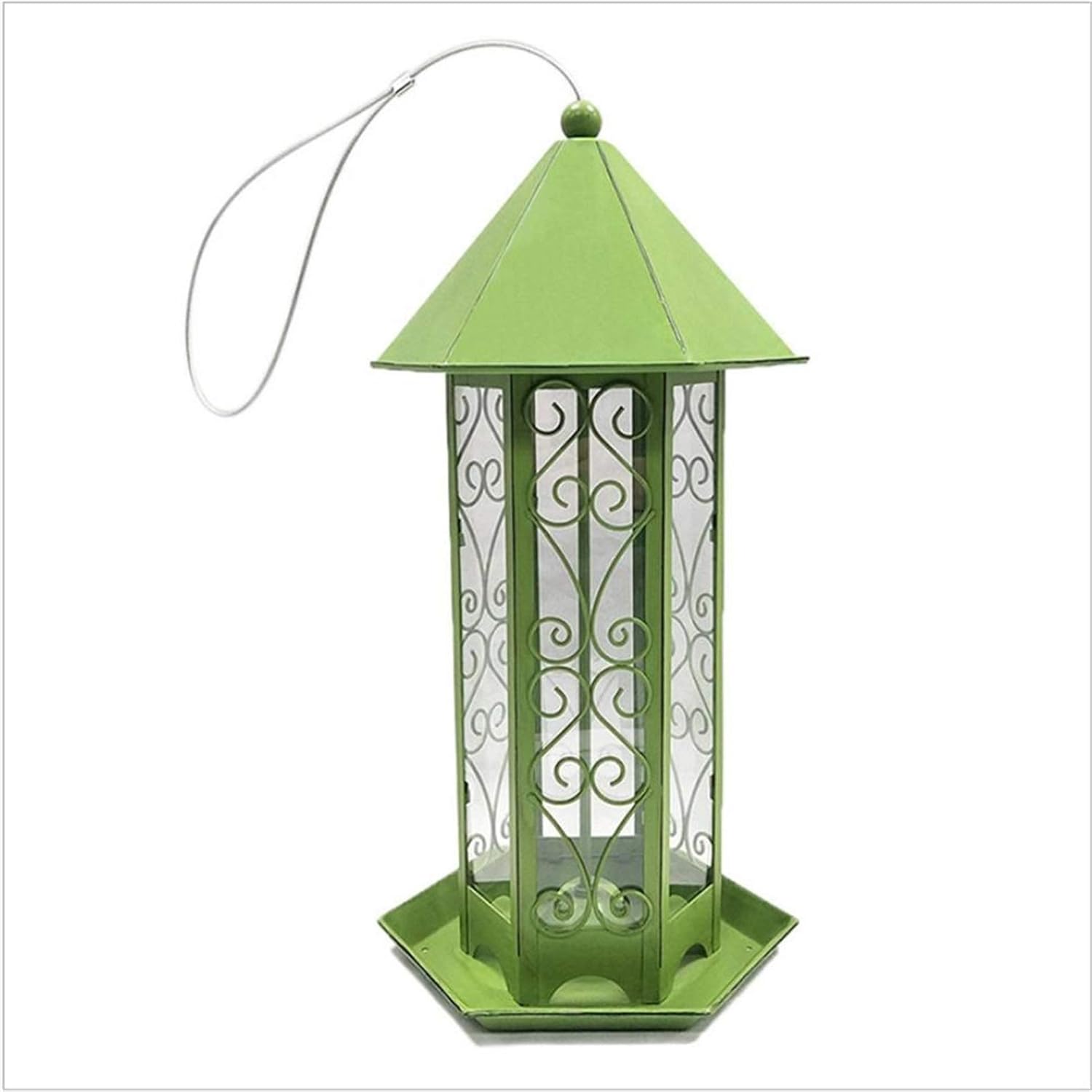 Unique Outdoor Metal House Bird Feeder
