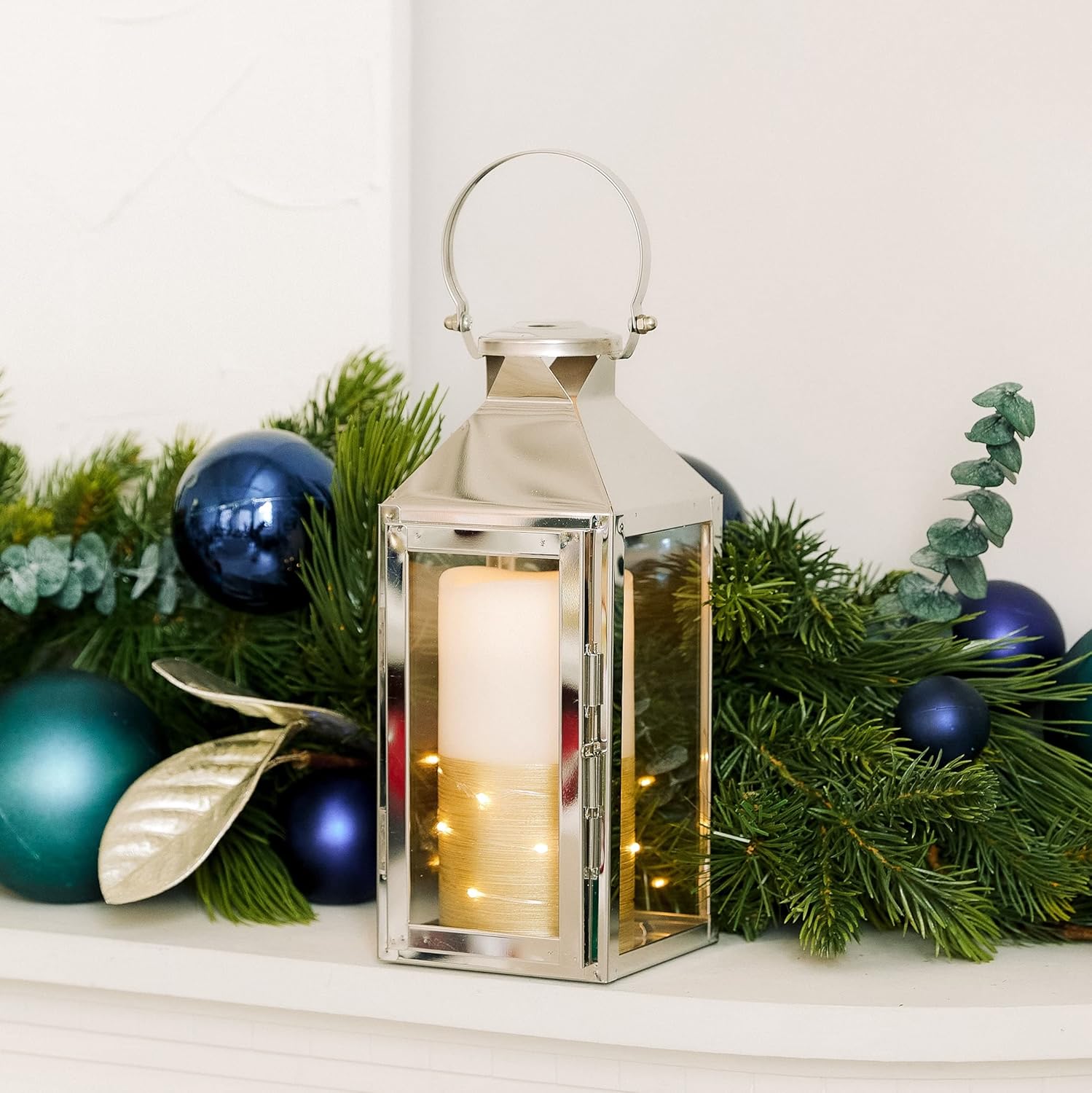 Stainless Steel Decorative Metal Candle Lantern