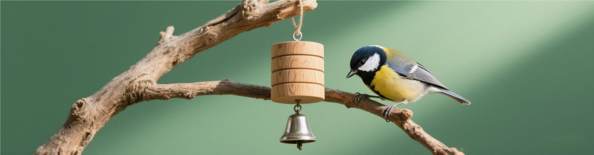 bird and wind chime