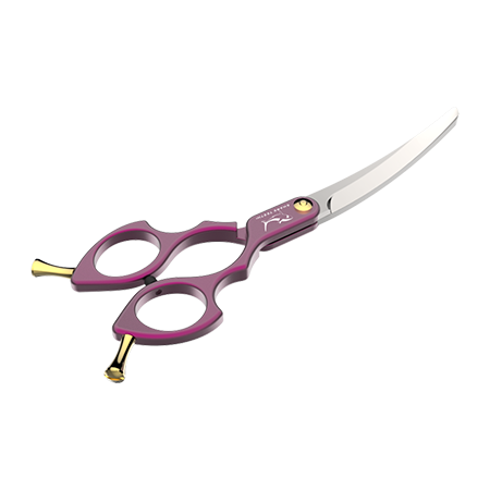 Colorful Shark Teeth Scissor with finger rings