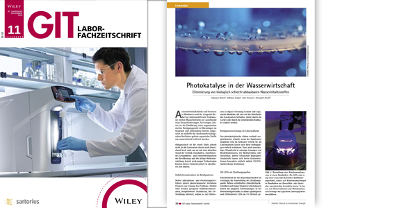 出版物（年份）： GIT Laborfachzeitschrift (09/2018) – Wiley
作者： Johannes Robert、Volkmar Jordan、Alex Voronov、Alexander C. Peschl
下载地址：Wiley / GIT Laborfachzeitschrift