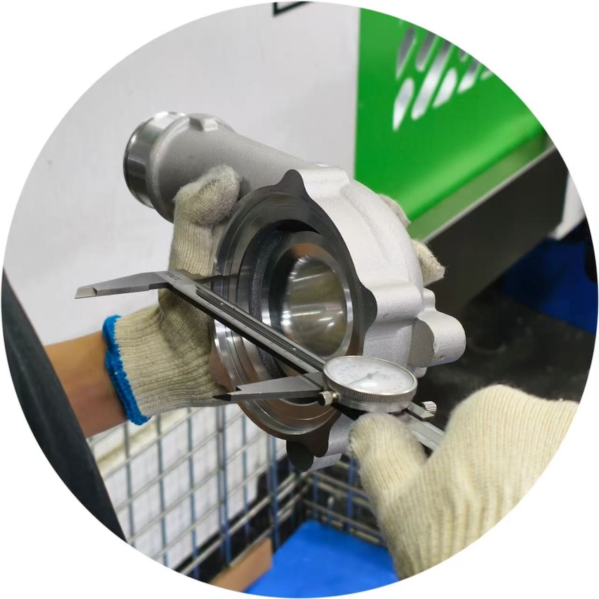 Each product undergoes strict dimensional control, pressure testing, and visual inspection to guarantee shipment quality.