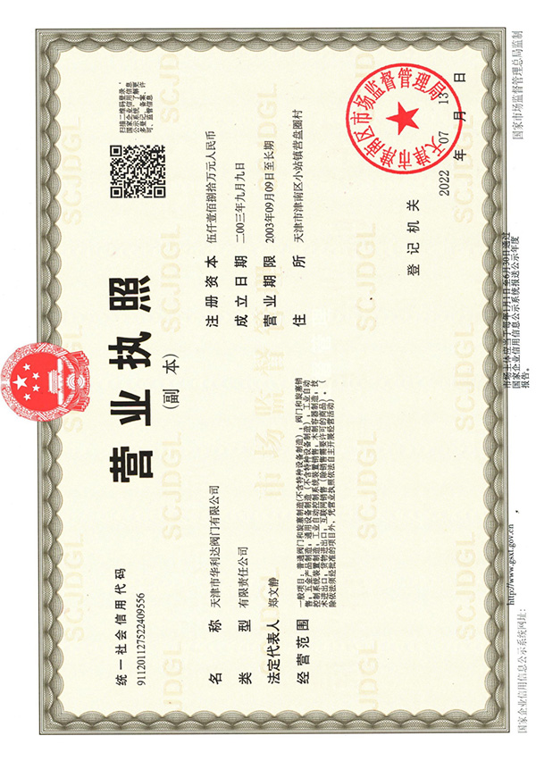 License of the management business