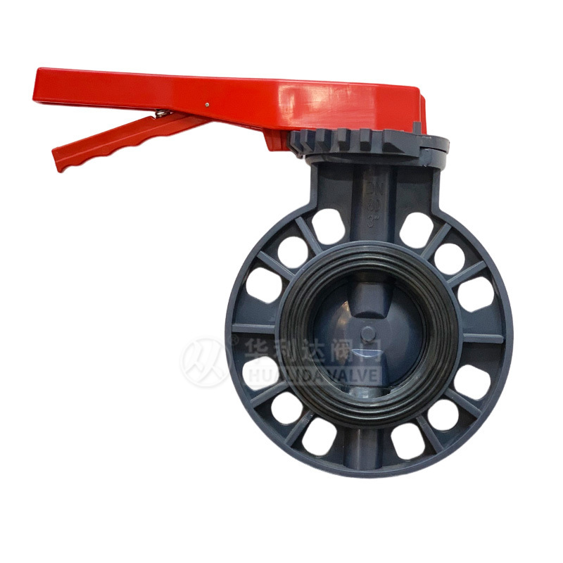 UPVC Clamp butterfly valve